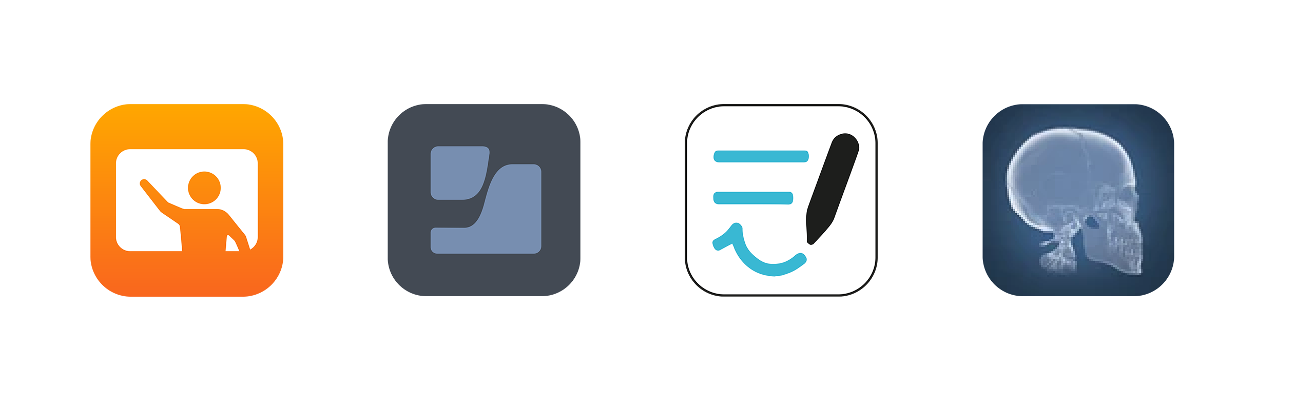 App Icons zu den verwendeten App