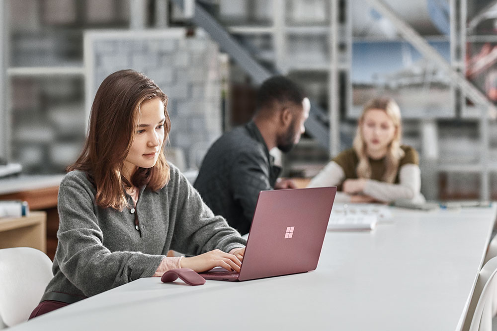 Microsoft meetup. NEWSGUARD Technologies. Student photo in Microsoft Teams.