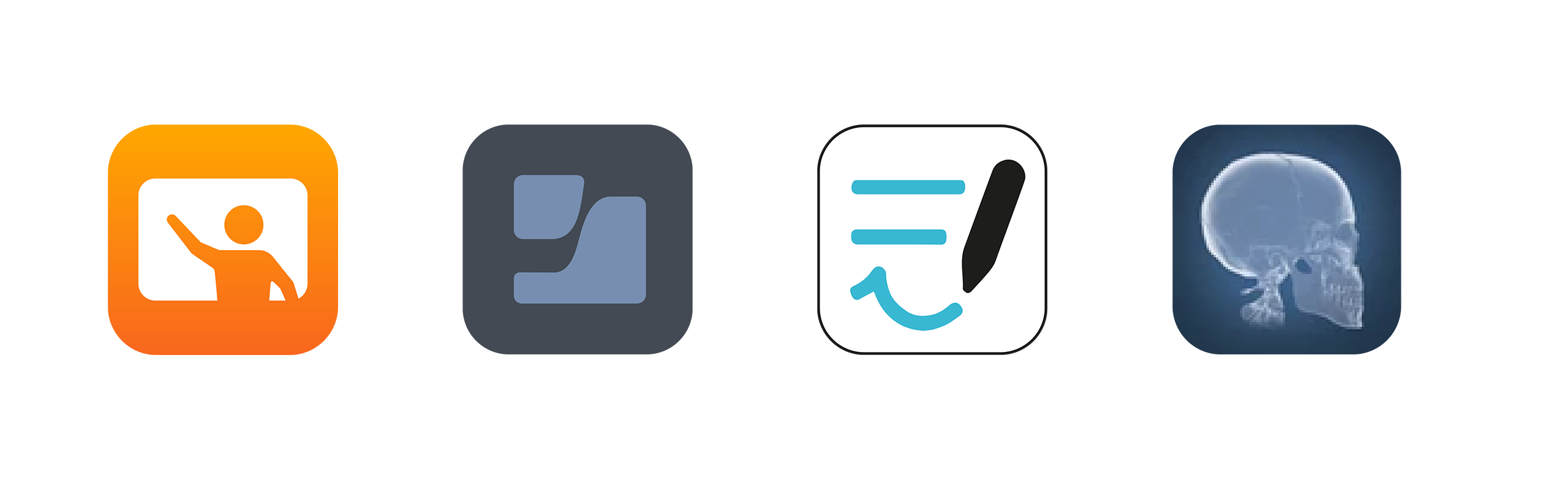 App Icons zu den verwendeten App